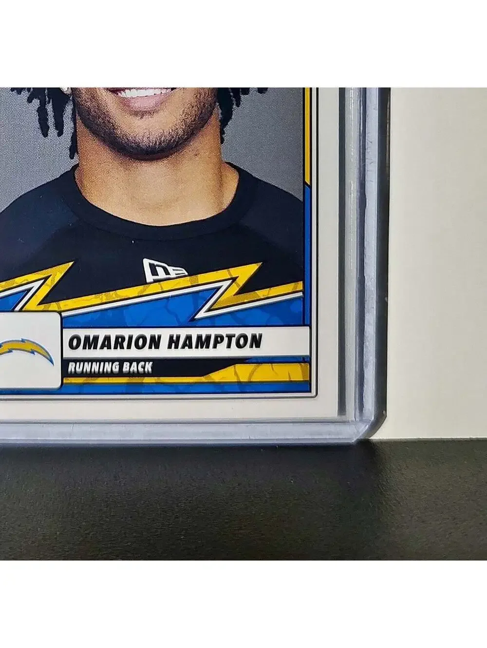 Omarion Hampton Rookie 2025 Panini NFL #79 Sticker Card Los Angeles Chargers